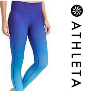 Athleta High Rise Fadeout Chaturanga Ombré Tight